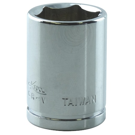 K-Tool International 1/4" Drive, 9/16" SAE Socket, 6 Points KTI-21118